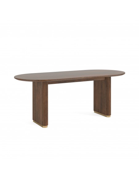 Milo Oval Dining Table - Mango Wood