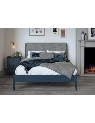 Olive Bedside Locker - Blue