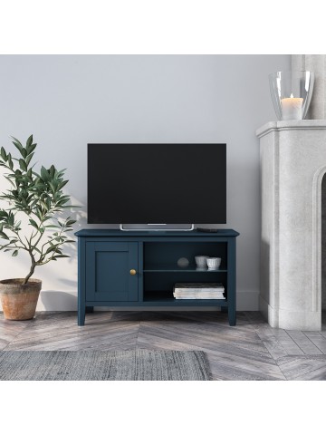 Olive Small TV Unit - Blue