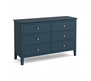 Olive 6 Drawer Chest - Blue