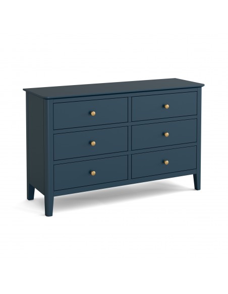 Olive 6 Drawer Chest - Blue