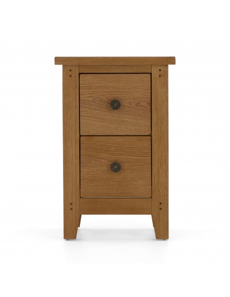 Blake Narrow Bedside Locker - Oak