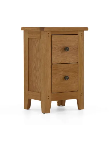 Blake Narrow Bedside Locker - Oak