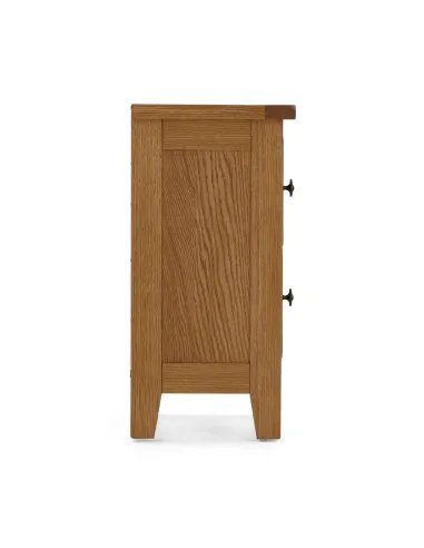 Blake Narrow Bedside Locker - Oak