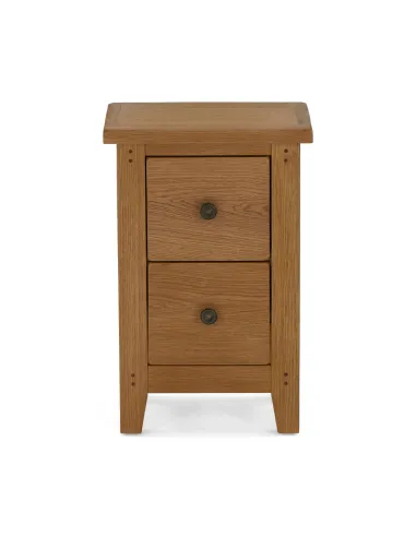 Blake Narrow Bedside Locker - Oak
