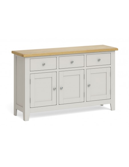 Rosa 3 Door Large Sideboard - Grey/Oak