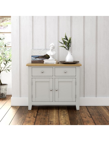 Rosa Small Sideboard - Grey/Oak