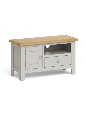 Rosa Small TV Unit - Grey/Oak