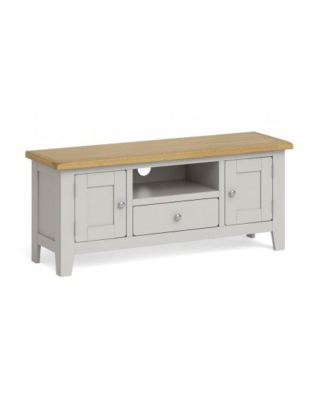 Rosa Large TV Unit - Grey/Oak