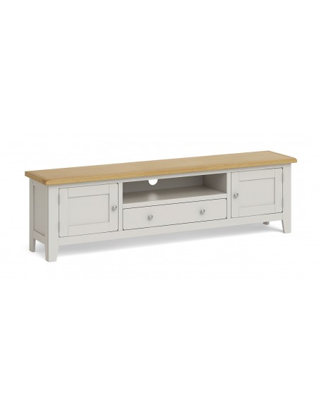 Rosa Extra Large TV Unit - Grey/Oak