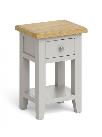 Rosa Lamp Table - Grey/Oak