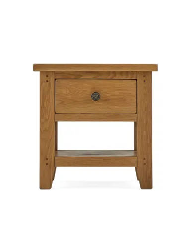 Blake Lamp Table With Drawer - Oak