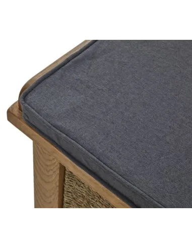 Blake Hallway Bench With Basket - Oak