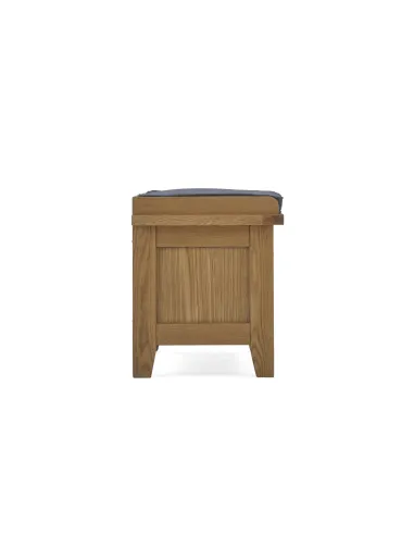 Blake Hallway Bench With Basket - Oak