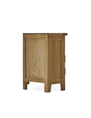 Blake Corner TV Unit With Door - Oak