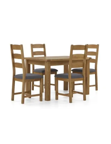 Blake 1200 - 1650 mm Compact Butterfly Extending Dining Table - Oak