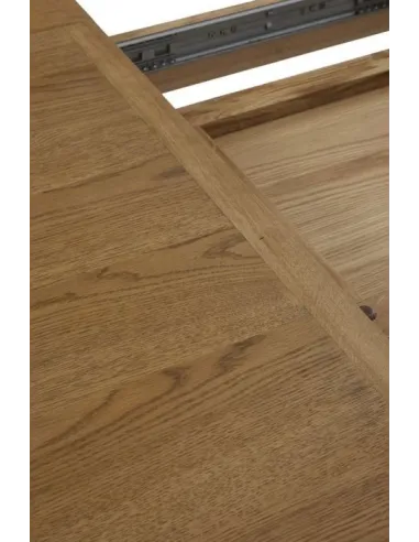 Blake 1200 - 1650 mm Compact Butterfly Extending Dining Table - Oak