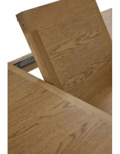 Blake 1200 - 1650 mm Compact Butterfly Extending Dining Table - Oak