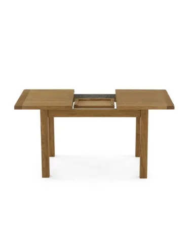 Blake 1200 - 1650 mm Compact Butterfly Extending Dining Table - Oak