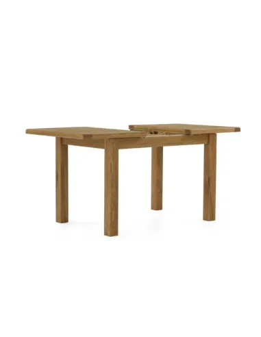 Blake 1200 - 1650 mm Compact Butterfly Extending Dining Table - Oak