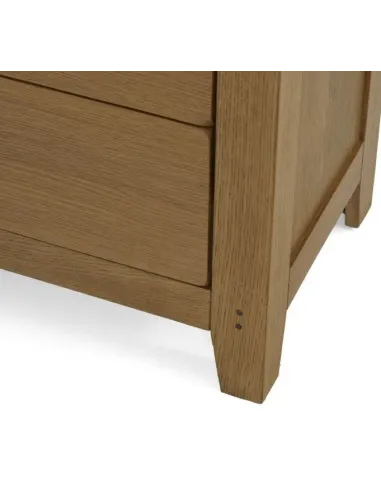 Blake 3 Over 4 Drawer Chest - Oak
