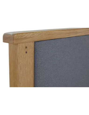 Blake 6ft Upholstered Bedframe - Oak