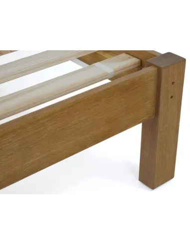 Blake 6ft Upholstered Bedframe - Oak