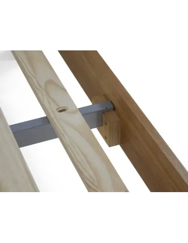 Blake 6ft Upholstered Bedframe - Oak