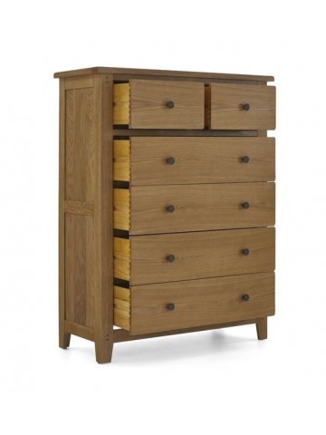 Blake 4+2 Drawer Chest - Oak