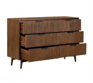 Boston 6 Drawer Chest - Walnut