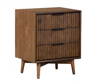 Boston Bedside Locker - Walnut