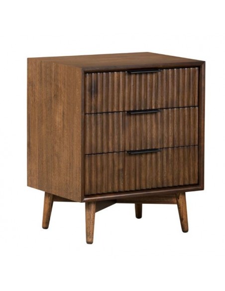 Boston Bedside Locker - Walnut