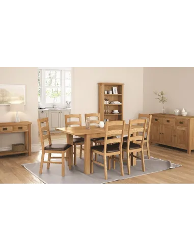 Astoria Lite Large Bookcase - Waxed Oak