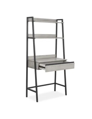 Brody Desk With Bookcase - Ash