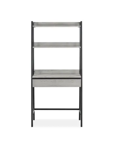 Brody Desk With Bookcase - Ash