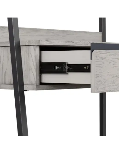 Brody Desk With Bookcase - Ash