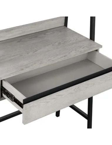 Brody Desk With Bookcase - Ash