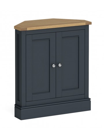 Columbia Corner Cupboard - Charcoal