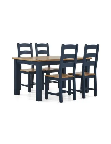 Columbia 1500 mm Fixed Dining Table - Navy