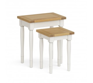 Columbia Nest of Tables - Off White | Living room furniture, furniture ireland, furniture stores, furniture dublin, furniture wexford, furniture carlow, murphy furniture