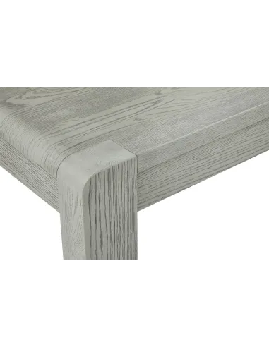 Tulip Extending Dining Table - Grey Stain Oak