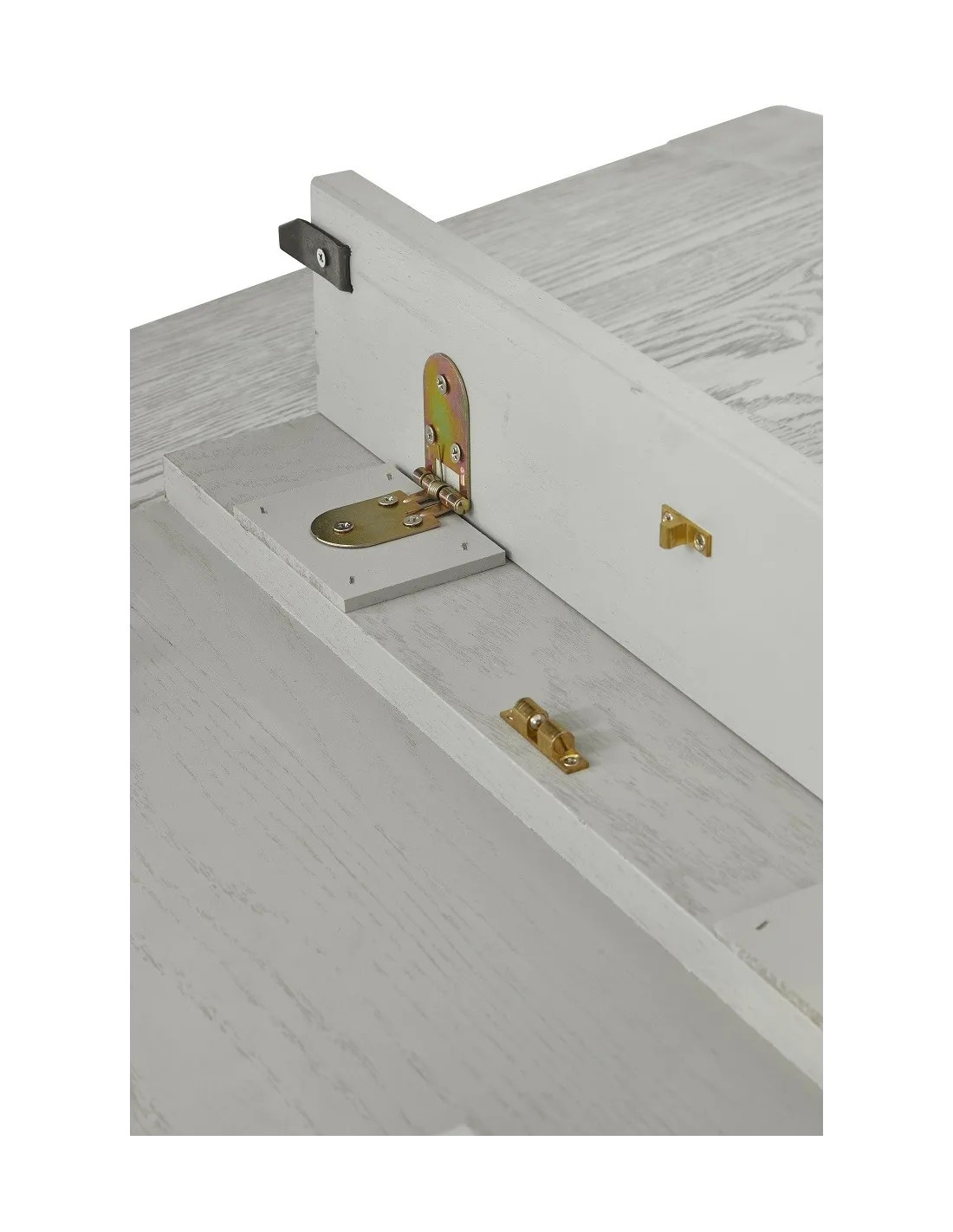 Tulip Extending Dining Table Grey Stain Oak