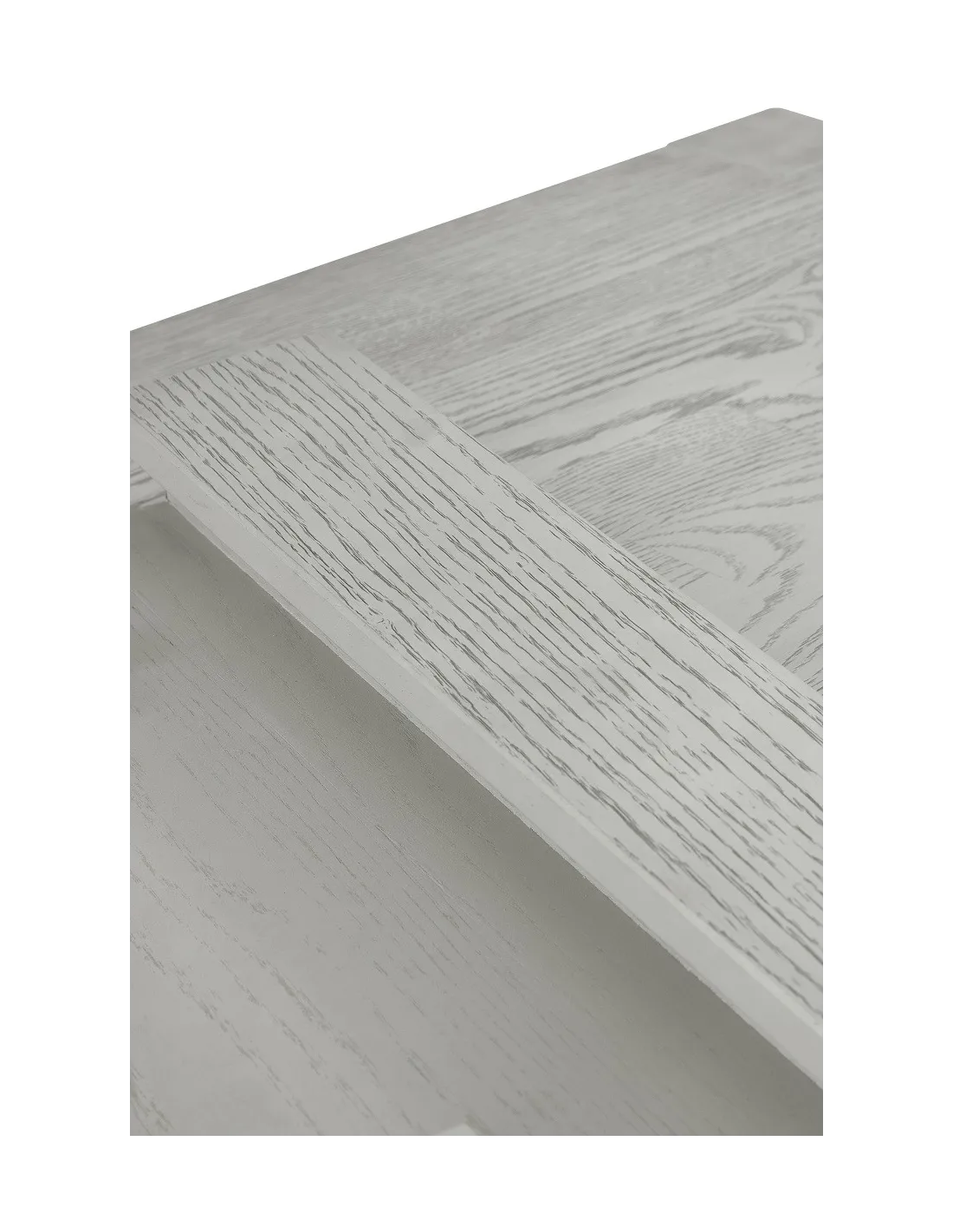 Tulip Extending Dining Table Grey Stain Oak