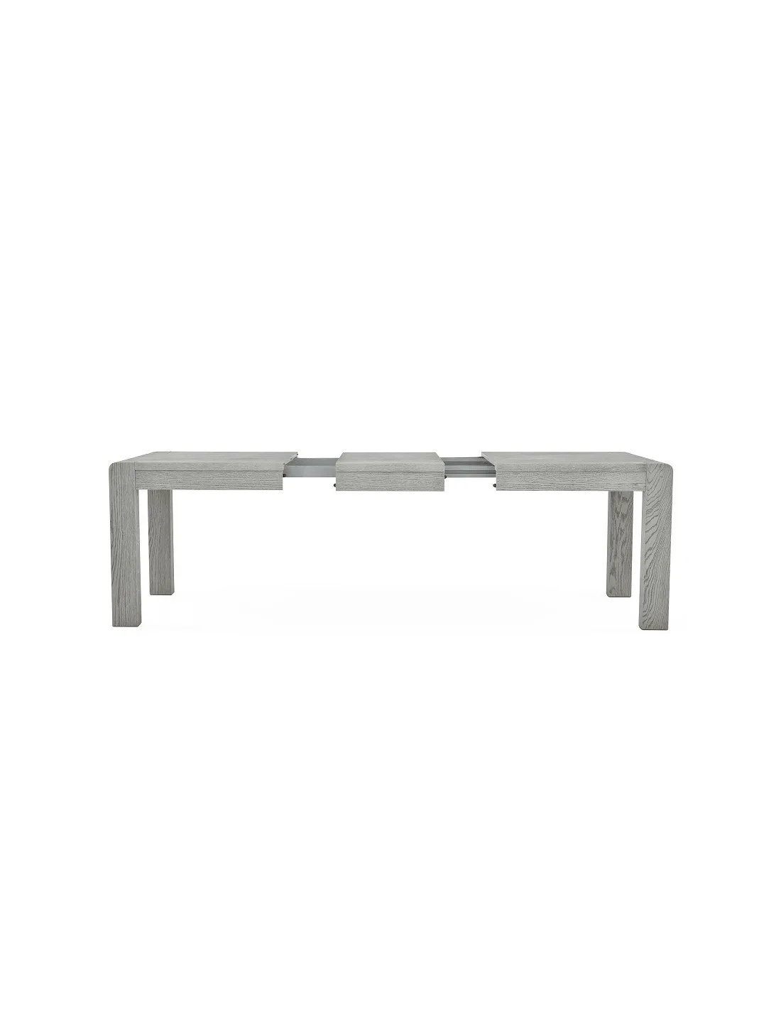 Tulip Extending Dining Table Grey Stain Oak