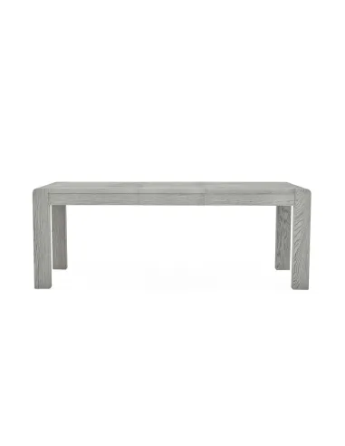 Tulip Extending Dining Table - Grey Stain Oak