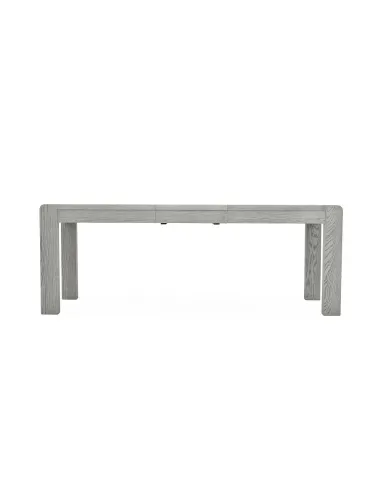Tulip Extending Dining Table - Grey Stain Oak