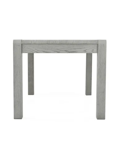 Tulip Extending Dining Table - Grey Stain Oak