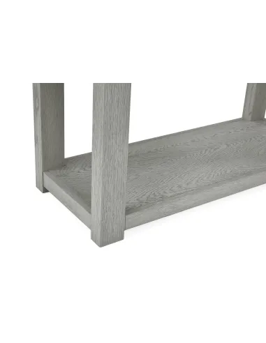 Tulip Console Table - Grey Stain Oak