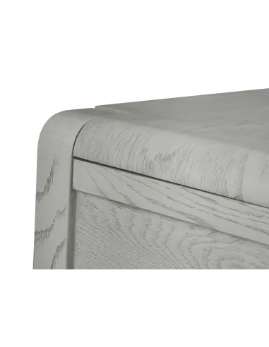 Tulip Console Table - Grey Stain Oak