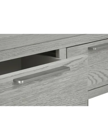 Tulip Console Table - Grey Stain Oak